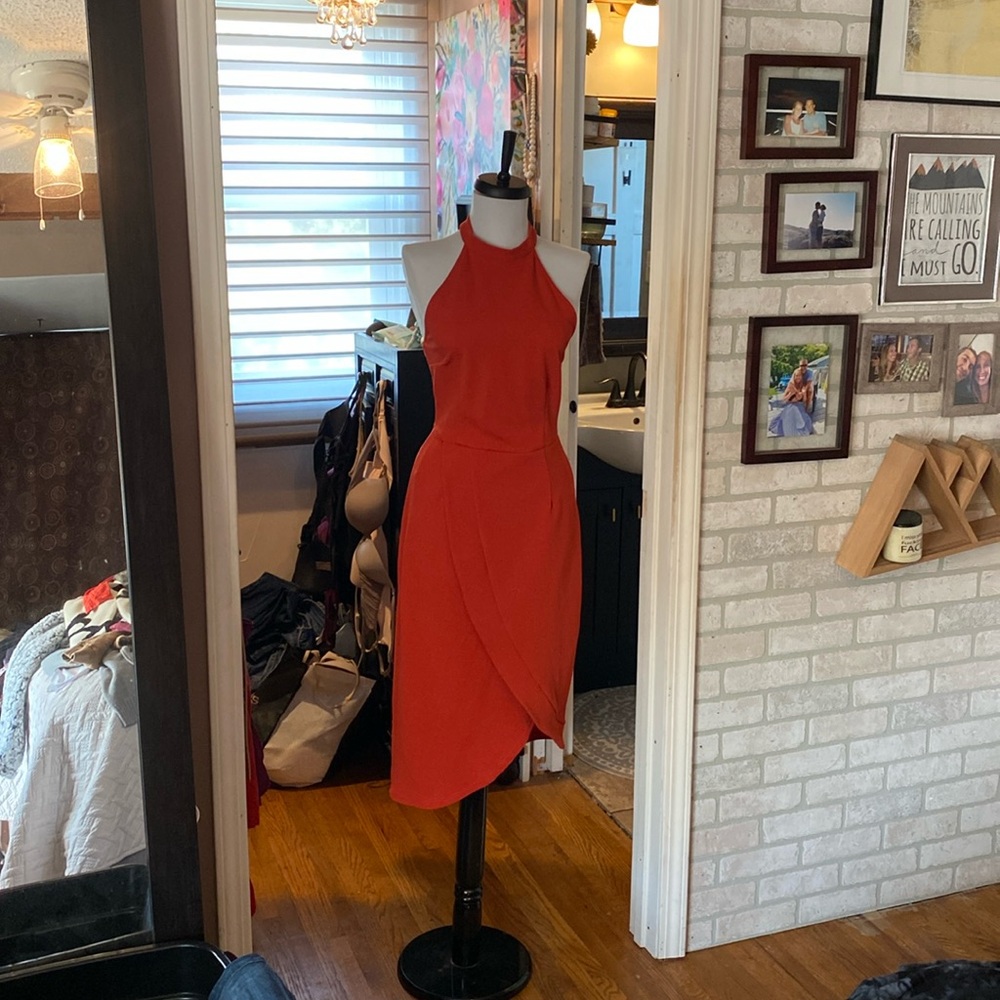 Rust colored dress
